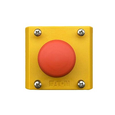 EATON/伊顿穆勒 M22-PV/KC11/IY直提复位急停按钮带盒 , 1NO1NC