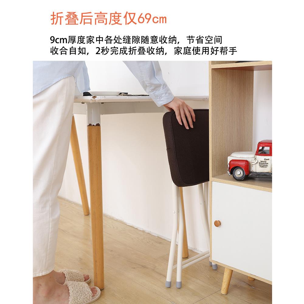 简易折叠凳子方形培训餐馆宿舍临时用折叠凳化妆椅餐桌椅子