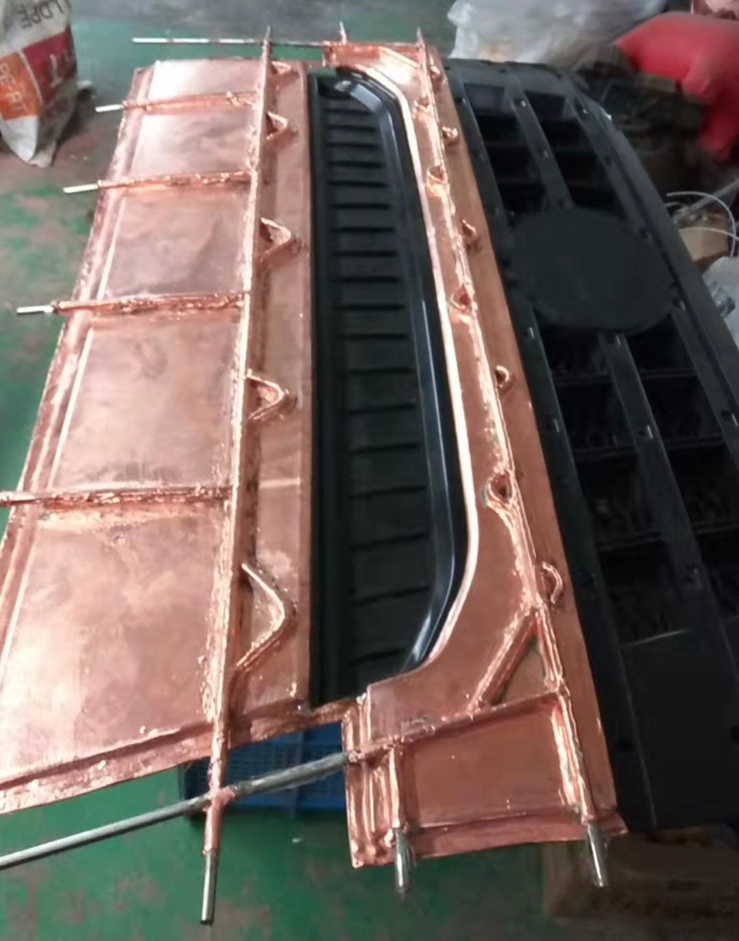 汽车喷漆遮盖模具铜治具