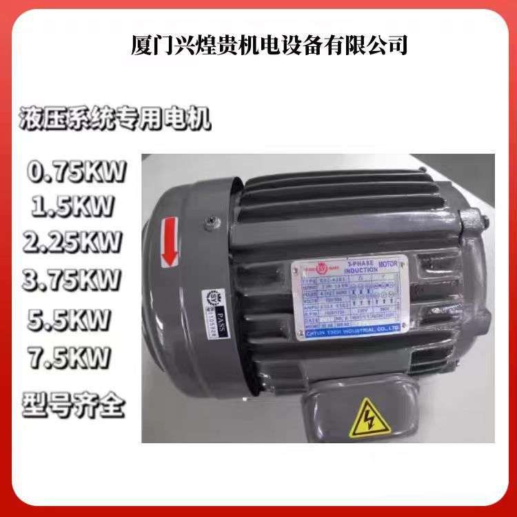 台湾SY群策卧式电机1.5KW/2.2KW配叶片泵P8VMR/C02-43B0