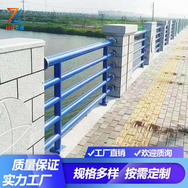 户外景观仿石头柱花岗岩复合管栏杆河道桥梁防撞栈道铸造石防护栏