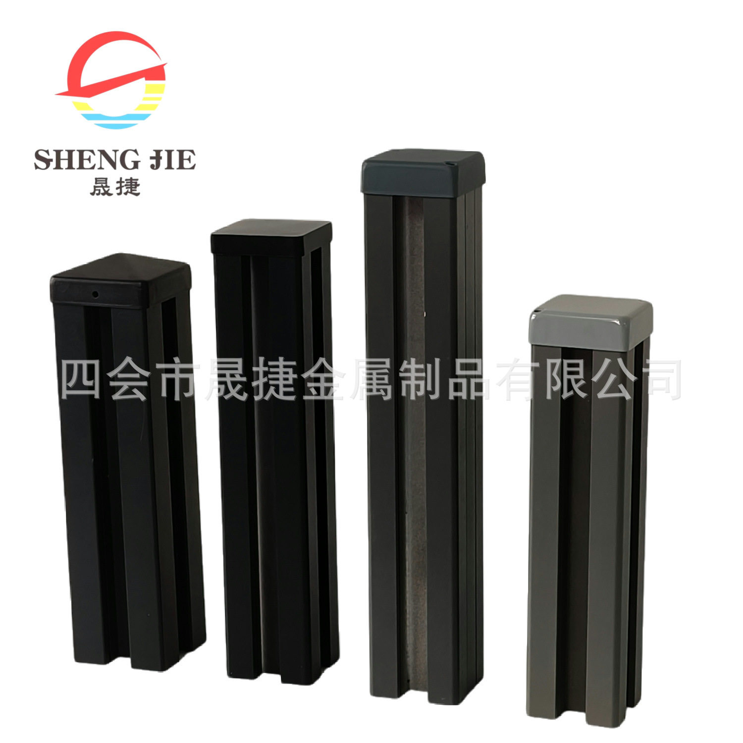 6060 7070 8080 围栏立柱盖子底座全套供应WPC铝合金护栏板可定制