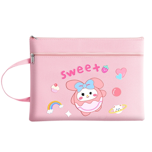 补习手提袋补课包文件收纳袋拉链式装拎书袋辅导班书包轻便资料男女孩儿童小学生试卷学习作业牛津布防水课外