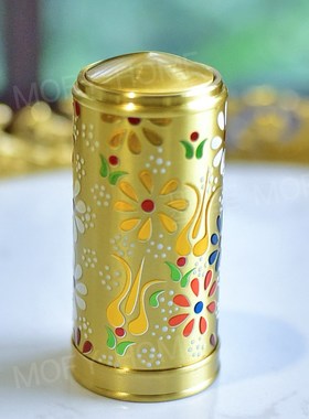 黄铜牙签筒家用牙签盒美式便携式加厚耐摔简约牙签罐餐桌装饰品