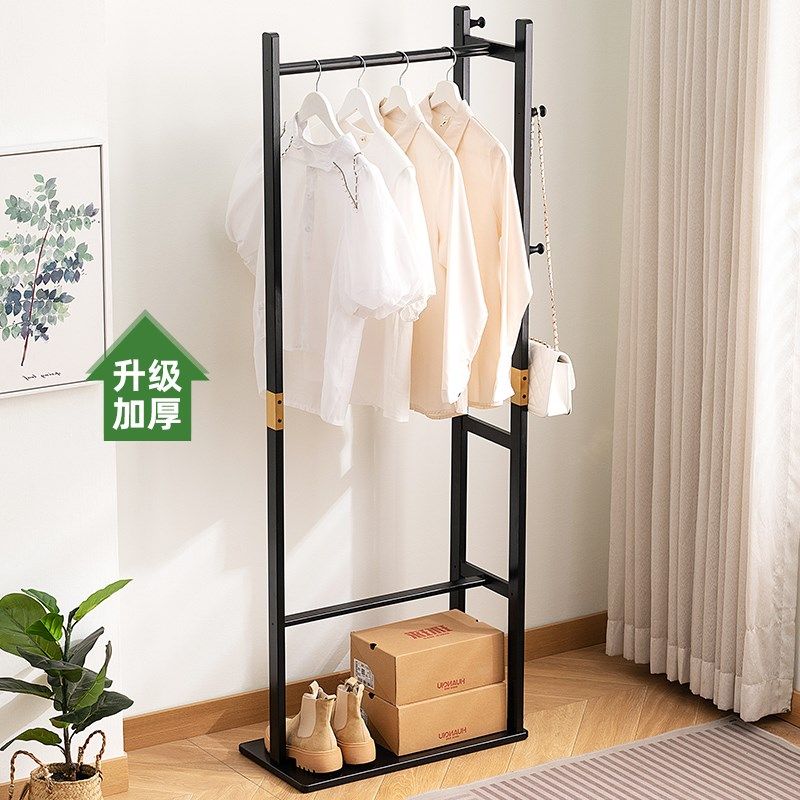 挂衣架落地式衣帽架床边卧室晚上放脱下的衣服神器晾衣置物架衣柜