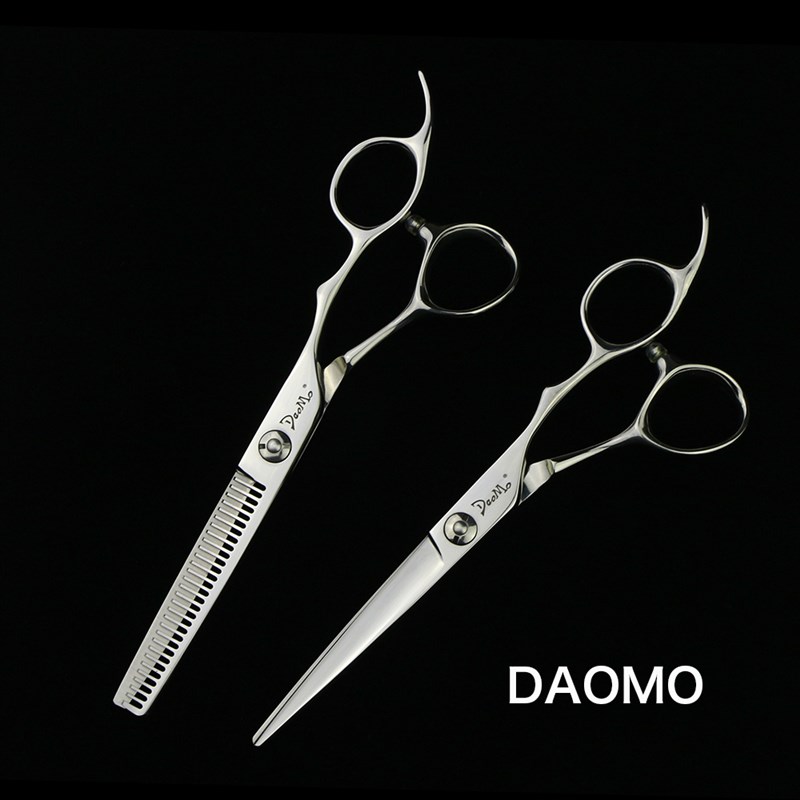 刀磨DaoMo美发剪刀 6寸手型综合刀25落发量打薄男士牙剪套装