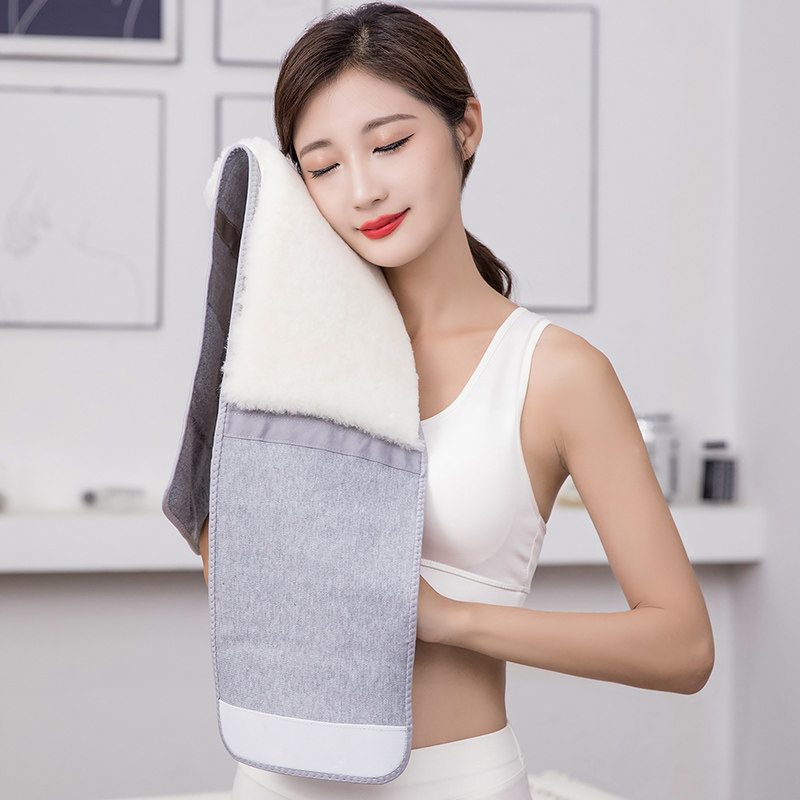 冬季羊毛护腰带保暖男女士腰部防寒中老年人专用睡觉暖胃护胃神器