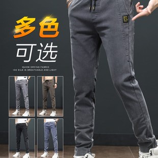 抗撕裂牛仔裤春秋冬工作裤男耐磨电焊建筑工地劳保服裤子男工作服