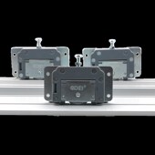 家具衣柜移门阻尼缓冲趟门吊轮实木门滑轮滚轮免开槽明装 吊滑轮