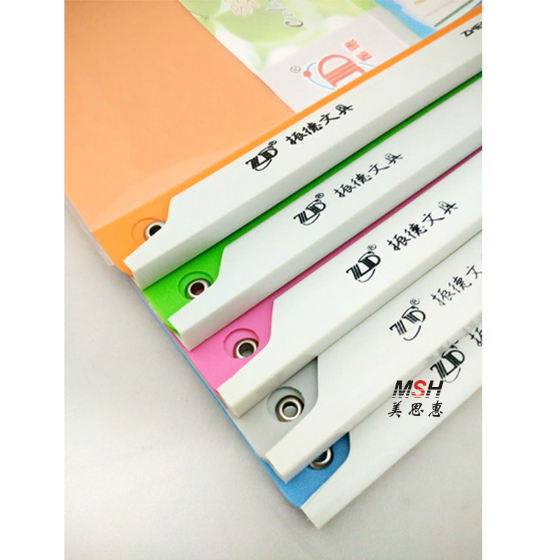 A4旋转拉杆文件夹抽杆资料夹加厚报告夹简历夹客户档案收纳QW324A