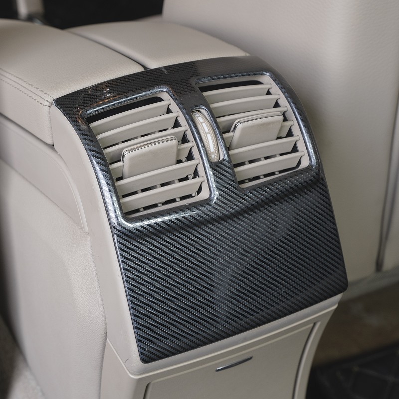 适用奔驰09-15款E级 E180L E260L改装后排空调出风口内饰框装饰罩