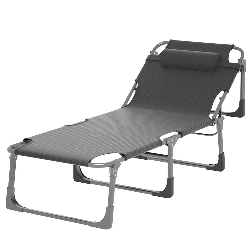 2025新款单人午休折叠床办公室午睡神器成人家用便携简易行军躺椅