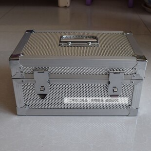 密码收纳箱子文件证件保管箱铝合金票据箱装钱盒子收银箱章盒