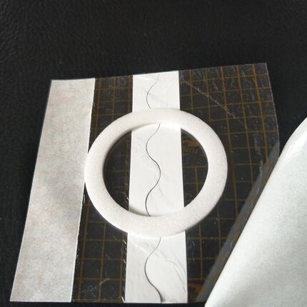 100片7*7内圈3cm PU防水膜三伏贴透皮贴膜透气固定透明膜