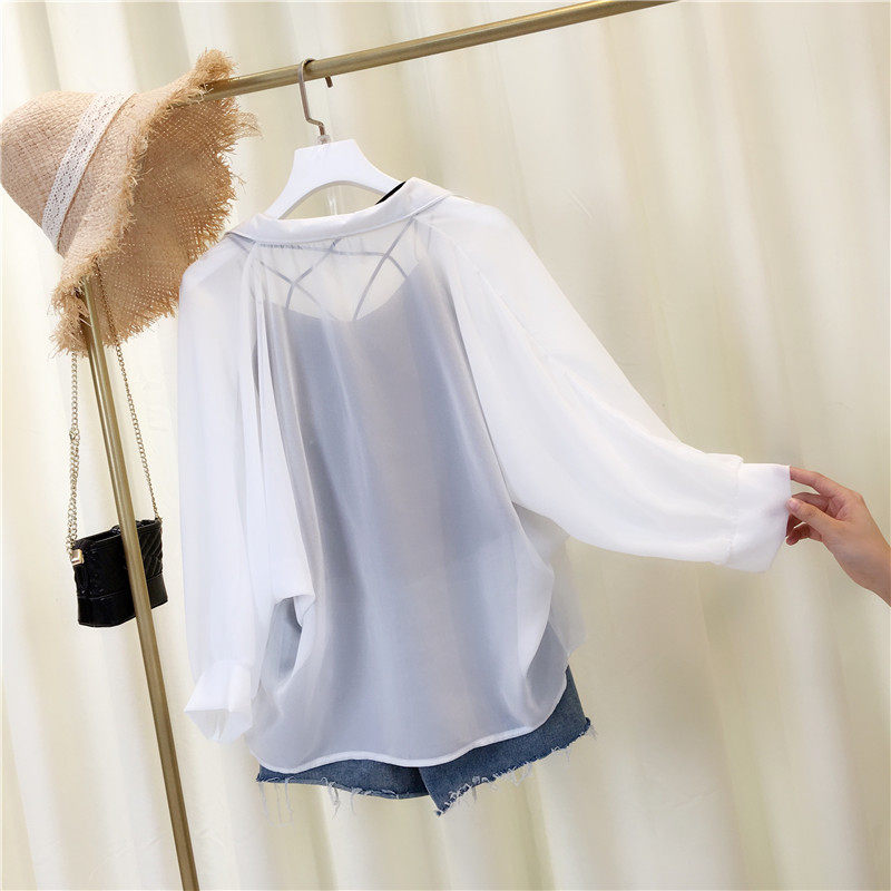 145/150cm矮小个子防晒衣外套外搭雪纺开衫薄款衬衫空调加小码xxs