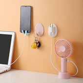 多功能电源线创意插头挂钩强力无痕厨房免打孔粘钩承重收纳壁挂