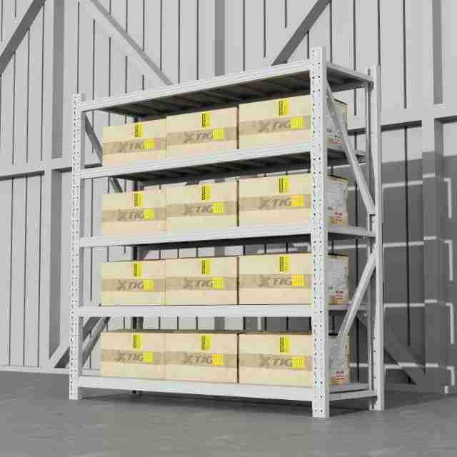 白色五层轻型货架仓储家用置物架储物架子库房多层仓库货架货架