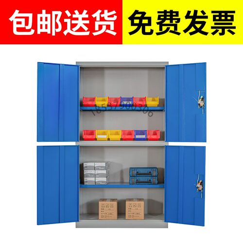重型工具柜车间用铁皮柜双v开门五金工具零件柜抽屉式汽修加工中