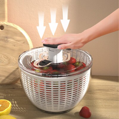 家用多功能按压蔬菜n脱水器沙拉健身餐果蔬脱水器厨房沥水篮甩干