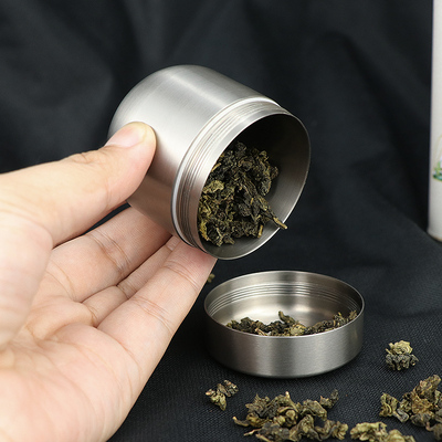 纯钛随身收纳药盒大o容量老人便携大药瓶救急药仓一周防水茶叶罐