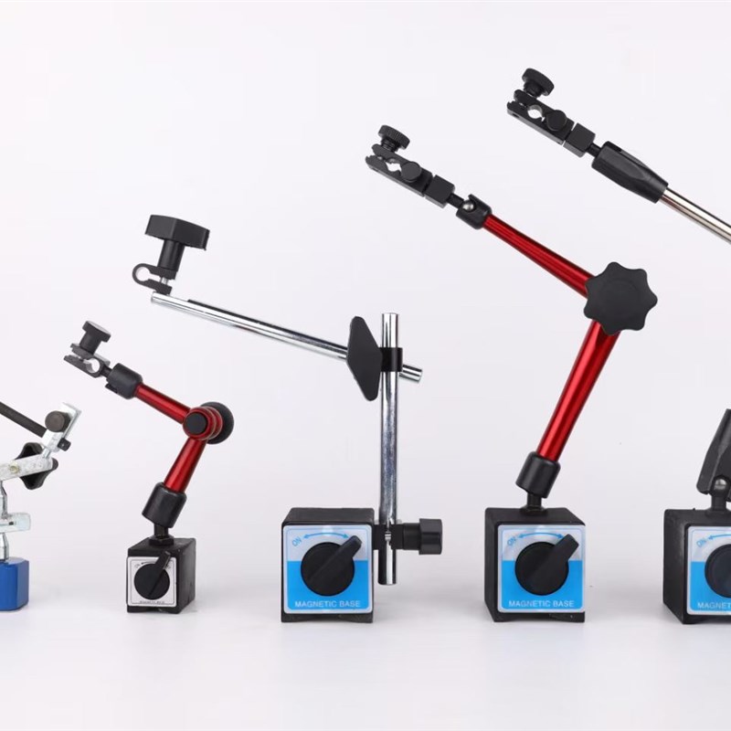 百分表支c架磁力表座磁座一套支撑架万向千分表 磁性校表座 打表