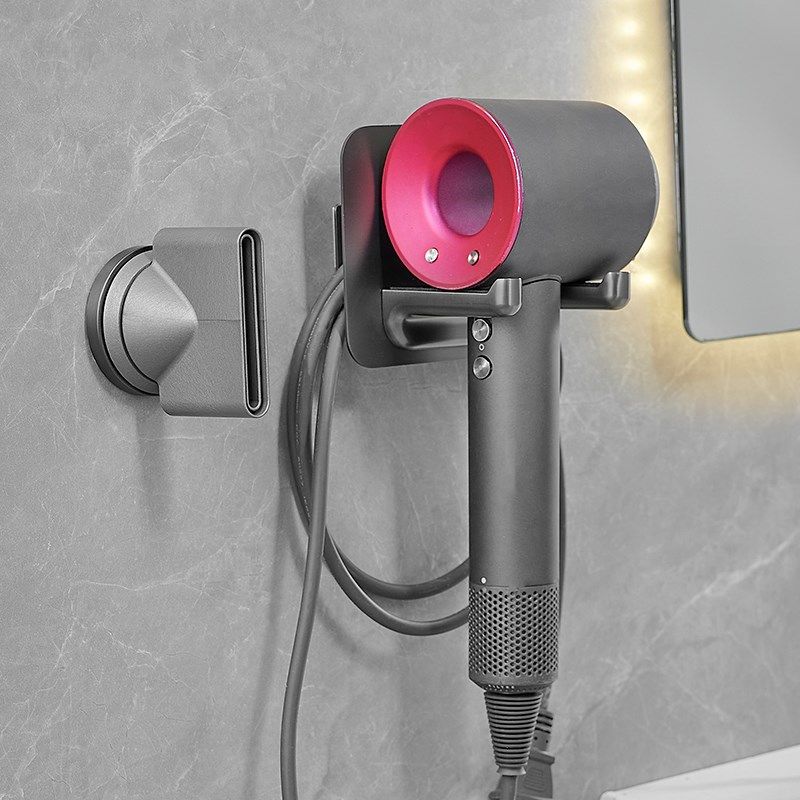 枪灰吹风机置物架免打孔卫生间徕芬电吹H风支架浴室壁挂懒人风嘴,家庭/个人清洁工具,吹风机置物架,淘宝优惠券,粉丝福利购,淘宝优惠卷
