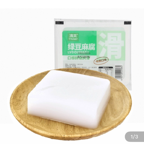清美上海特色凉粉麻腐绿豆麻腐绿