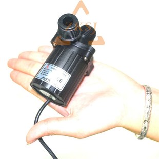 鱼缸水泵家用小型增压泵12V24V喷泉抽水循P环加压直流无刷潜水泵