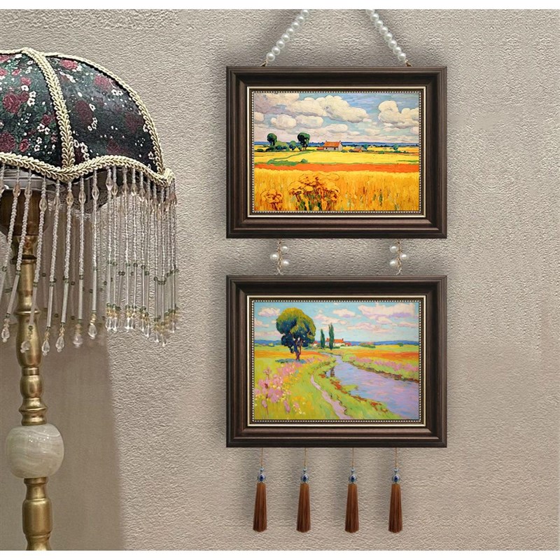 风景沙发装饰画玄关电视墙壁餐厅客厅儿童卧室背景T墙田园风光挂