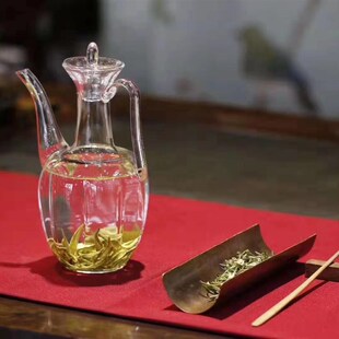 耐高温玻璃泡茶壶煮茶壶汤瓶可电陶炉加 仿宋点茶执壶贵妃壶新q款