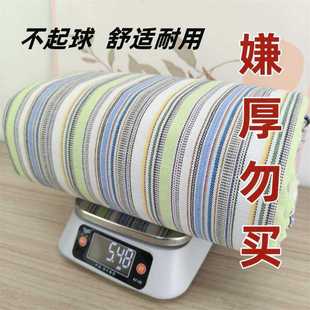 山东滨州特厚加厚老粗布凉席床单单件三件套棉布棉麻亚麻2024新款