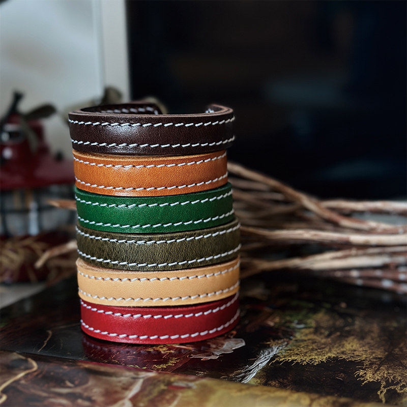 【17*1.5】真皮手镯复古手工手环头层牛皮可调节油蜡牛皮多色手环,节庆用品/礼品,文化创意手环,淘宝优惠券,粉丝福利购,淘宝优惠卷