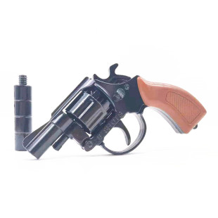 现货速发左轮砸响炮俄罗斯转盘火柴六连发全合金属玩具枪大号砸炮