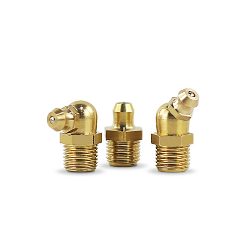 快速发货国标纯铜黄油嘴黄油嘴头加长挖机不锈钢注油嘴m8m10Zm12m