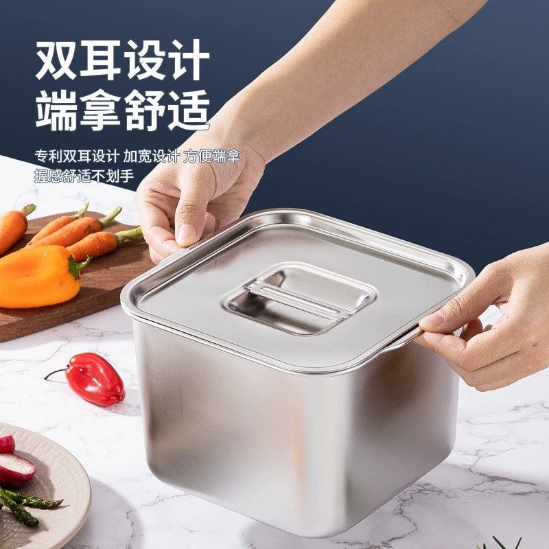 快速发货不锈f钢味盅方形调料盒商用酱料盒辣椒油盐罐带盖子烧烤,厨房/烹饪用具,调味瓶罐/调料研磨器,淘宝优惠券,粉丝福利购,淘宝优惠卷