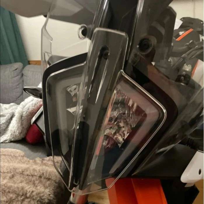 前大灯护罩 适用于KTM 790 890 Adventure 2023 透明前照灯保护罩