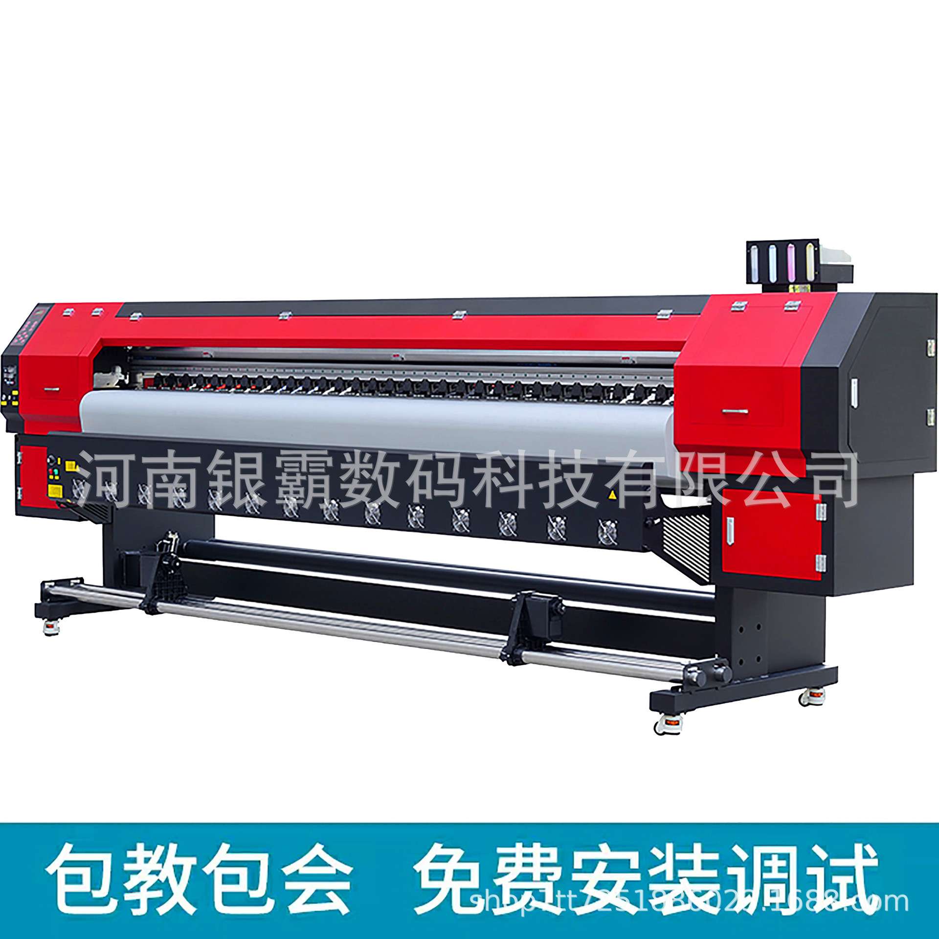 3.2米宽幅uv打印机 3d浮雕G6喷头UV平板打印机 服装热转印打印机