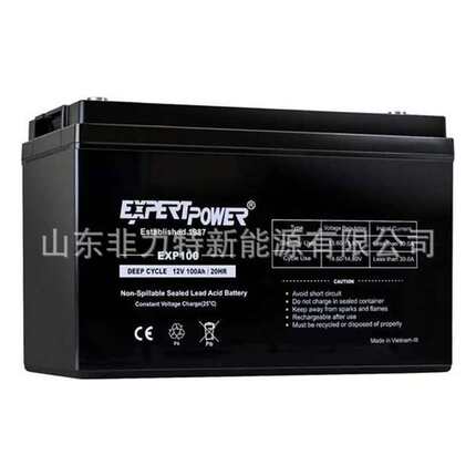 EXPERTPOWER蓄电池EXP12800 12V80AH光伏储能电站 应急储能备用
