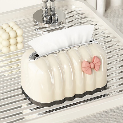 纸巾盒家用茶几摆件创意高级感