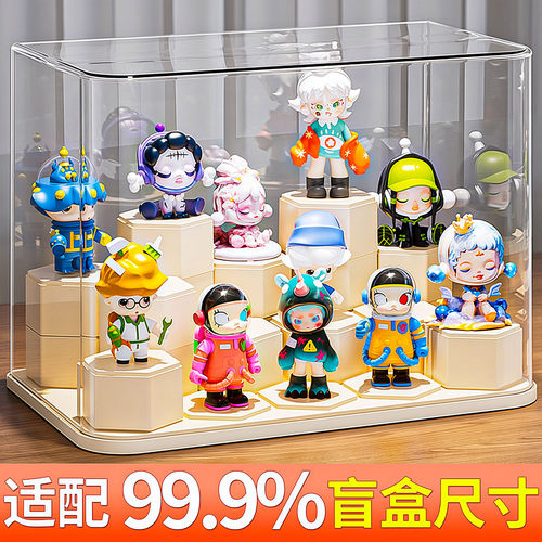 亚克力透明防尘手办展示盒大号