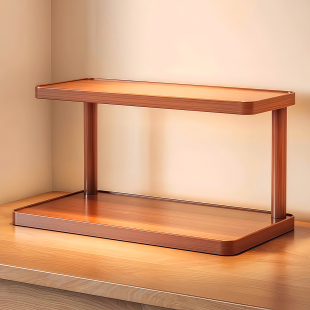 桌面置物架杯子收纳架子餐桌台面工位水杯咖啡杯茶具桌上小型杯架