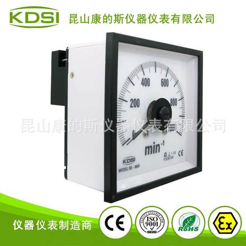 直KDSI指针式转0速表BE-6W DC12V 100m9in 带背光24V 流BE-96W电