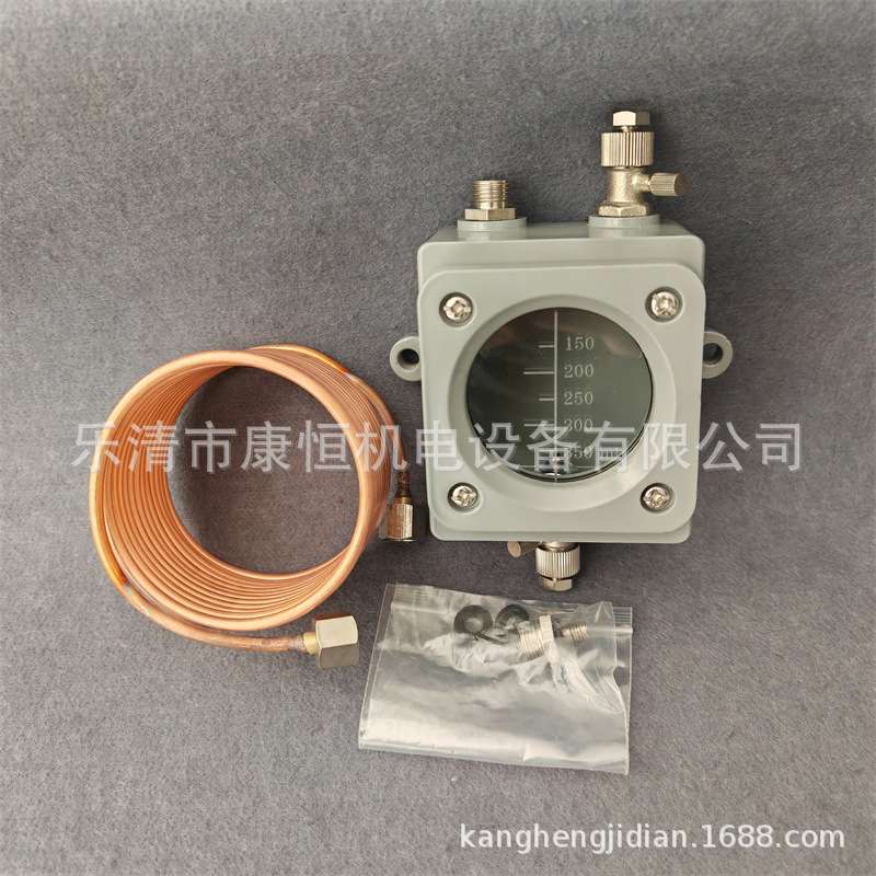 变压器瓦斯气体继电器用取气盒QHA-350集气盒带4米铜管2孔安装