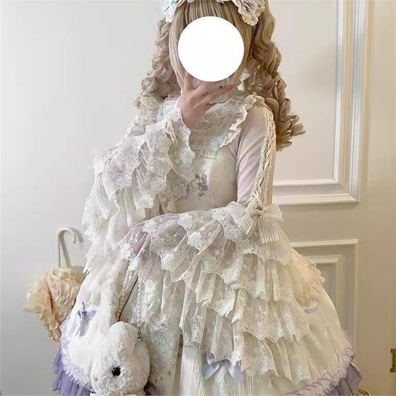 樱姬袖洛丽塔内搭雪纺长袖衬衫