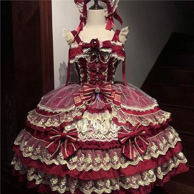 秋冬季洛丽塔JSK吊带洋装lolita