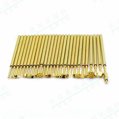 ingun英钢探针 GKS100系列 1.37mm镀金测试针 SK4硬料伸缩弹簧针