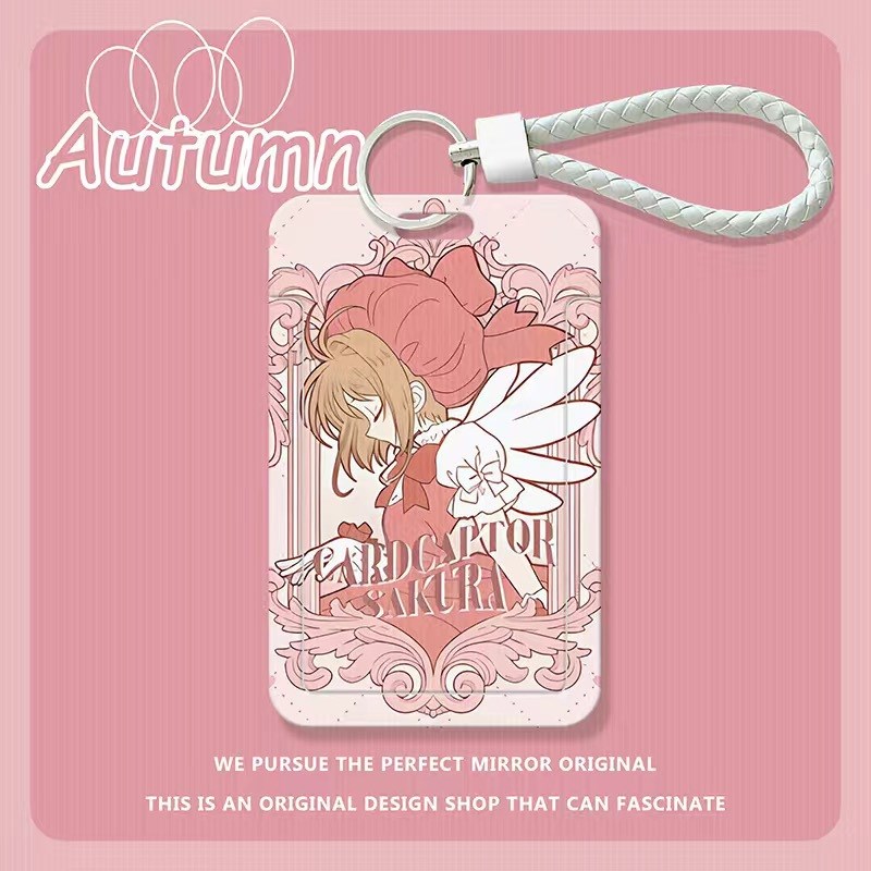 魔卡少女小樱周边学生滑盖卡套饭卡公交卡身份证件保护套门禁卡校