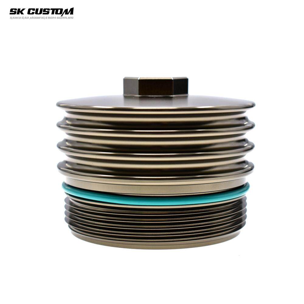 适用宝马N20N46N52 N55 B48 B58机油滤芯外壳锻造铝合金滤清器盖,3C数码配件,USB多功能数码宝,淘宝优惠券,粉丝福利购,淘宝优惠卷