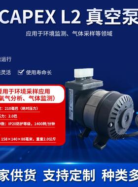 CAPEXL2隔膜式真空泵环境监测气体采样铜陵蓝光同款CEMS真空泵