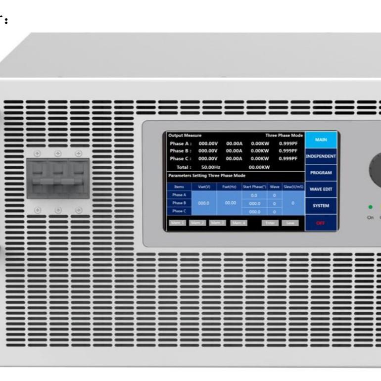 APS31005可编程双向交流电源5KW电源模拟器双向变流能量回馈高效